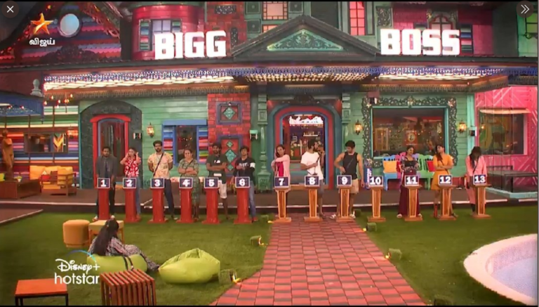 Bigg Boss Tamil 4: Contestants Ranked in the 13 Positions For CC Task